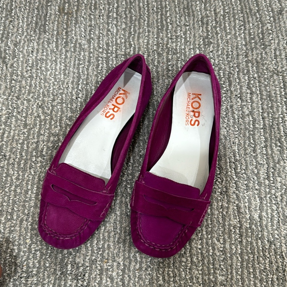 Michael Kors  suede flats women shoes